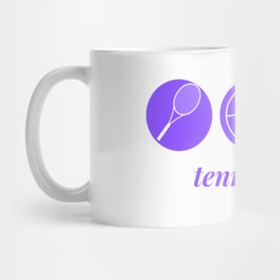 Tennis Girl (Purple) Mug